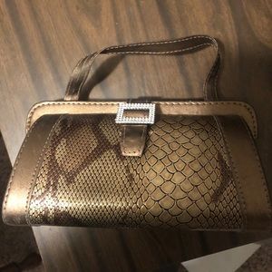 Vegan Snakeskin clutch